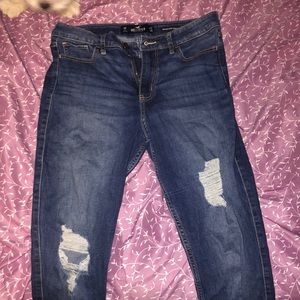 High Rise Super Skinny Crop Jeans